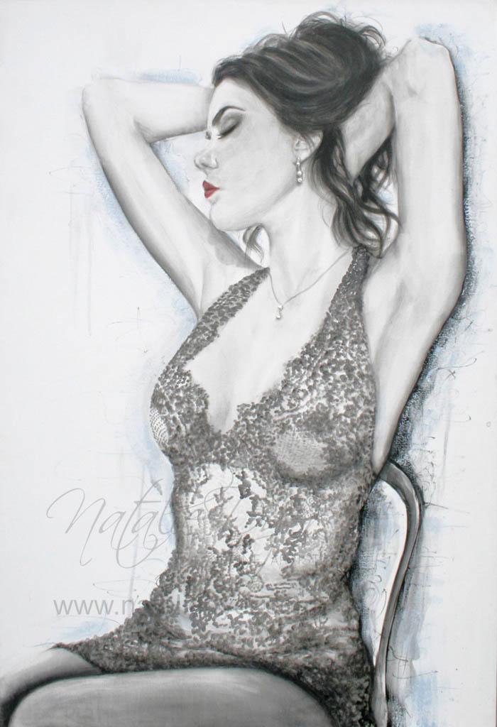 Figurative, limited edition prints by Natalie Dyer